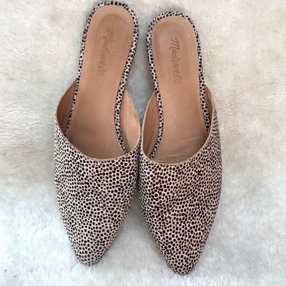 Madewell Shoes - Madewell leopard slip on flats pointed toe 11